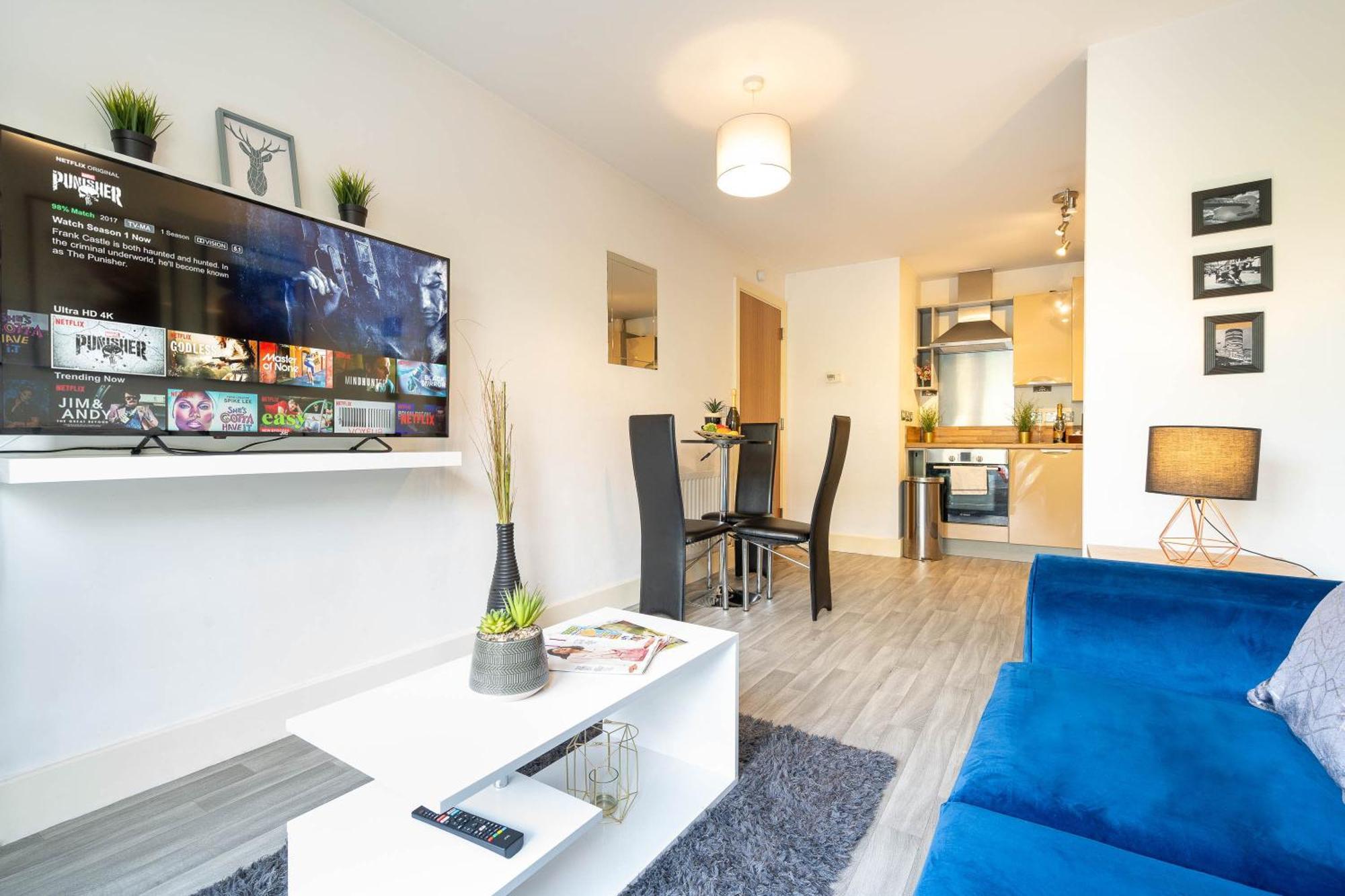 City Centre Apartment - Balcony - Netflix - Park Facing 38Akw 버밍엄 외부 사진